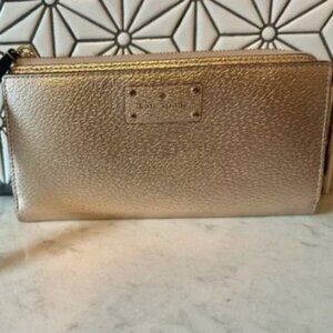 Kate Spade Wellesley Layton Wallet/Wristlet in Rose Gold, NWT